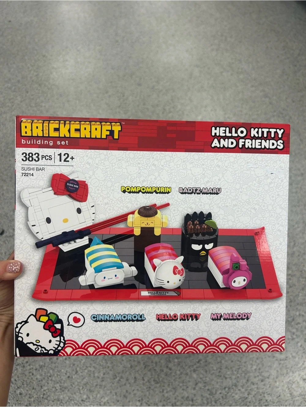 Licensed Hello Kitty and Friends Sushi Bar Building Set 383pcs